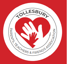 PTFA logo Logo of the Tollesbury School PTFA two hands on top of each other