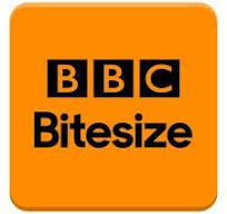 BBC Bitesize written in white on an orange background. 
