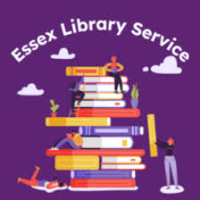 Books being built by little characters as a tower. 