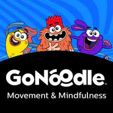 Go noodle, movement and mindfullness icon.